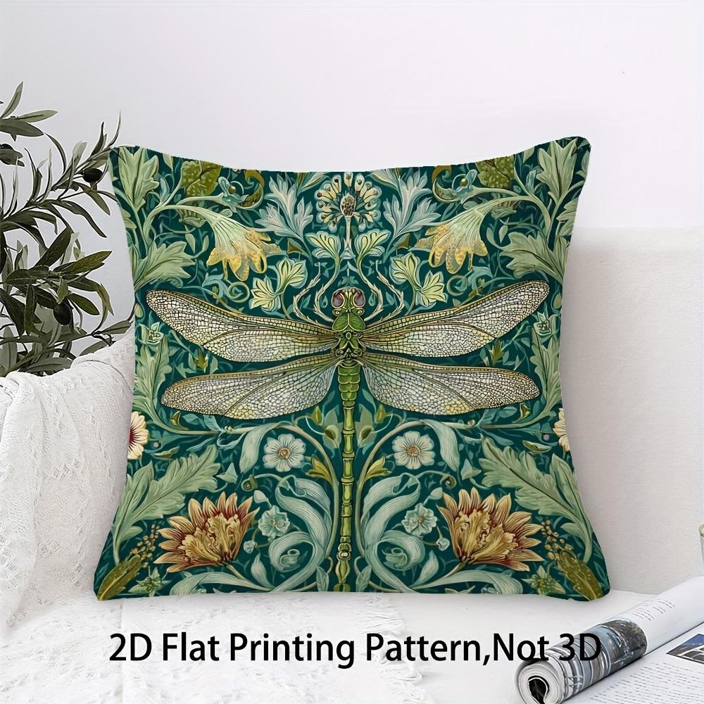 2D Flat Printing  Short Plush Decor Pillowcase Only Plane Print