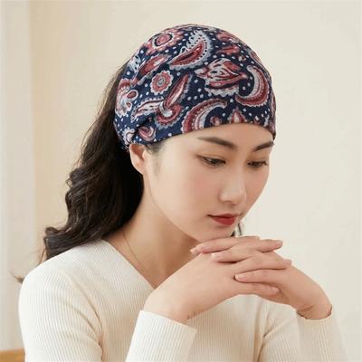 Personality Non Slip Turban Bandana Hair Hoop Hollow Hairbands Lightweight Headwear Wide Side Head Wrap Yoga