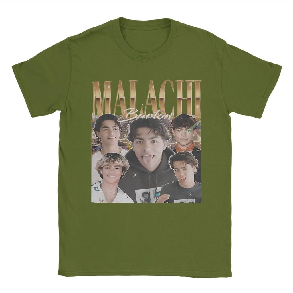 Malachi Barton Actor Poster T-Shirt Summer Vintage T Shirts Cotton Harajuku Tshirt For Men's Short Sleeves Casual Clothing