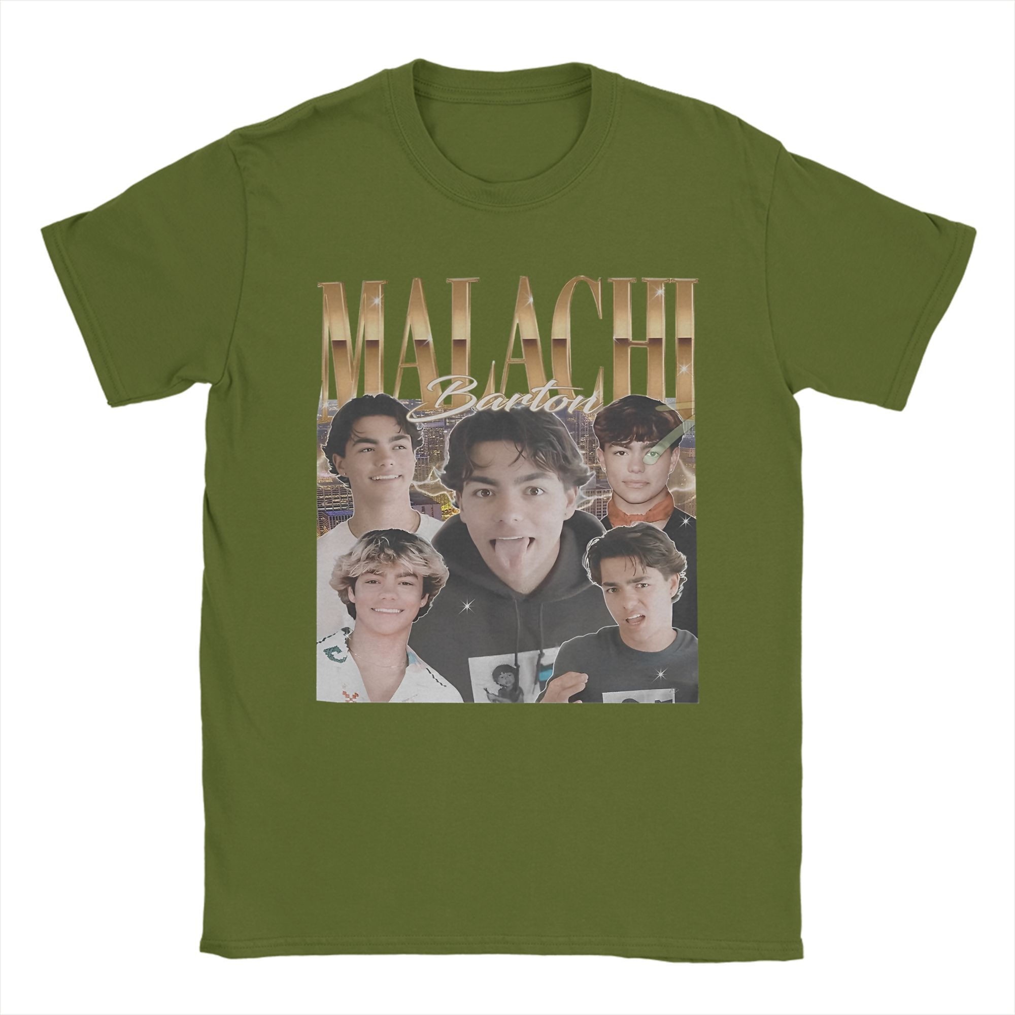 

Malachi Barton Actor Poster T-Shirt Summer Vintage T Shirts Cotton Harajuku Tshirt For Men s Short Sleeves Casual Clothing 4XL