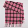 Winter new versatile plaid scarf women's color matching warm fringed scarf checkerboard high-end imitation cashmere scarf
