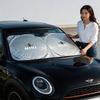 Pare-soleil de pare-brise de voiture pliable Protection contre les rayons UV Pare-soleil Cache-moyeu Pour MINI JCW Cabrio Cooper Countryman Aceman Clubman