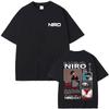 Hot Rapper Niro OX7 Album Graphic Tshirt Unisex Unisex Casual Cotton Vintage Male Hip Hop Fashion Pop Music Tshirts Streetwear