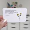 1 sada kapesních karet s básničkou s úložným sáčkem Úleva od stresu Úzkost pozitivního života Podpora emocí Afirmace Sada karet poezie Děti Dospělí Dárek