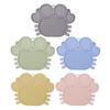 Silicone Dog Lick Mat with Suction Cup Anxiety Relief Crab Shape Pet Food Mat Anti-tip Slow Eating Bowl Peanut Butter Licking Mat Enrichment