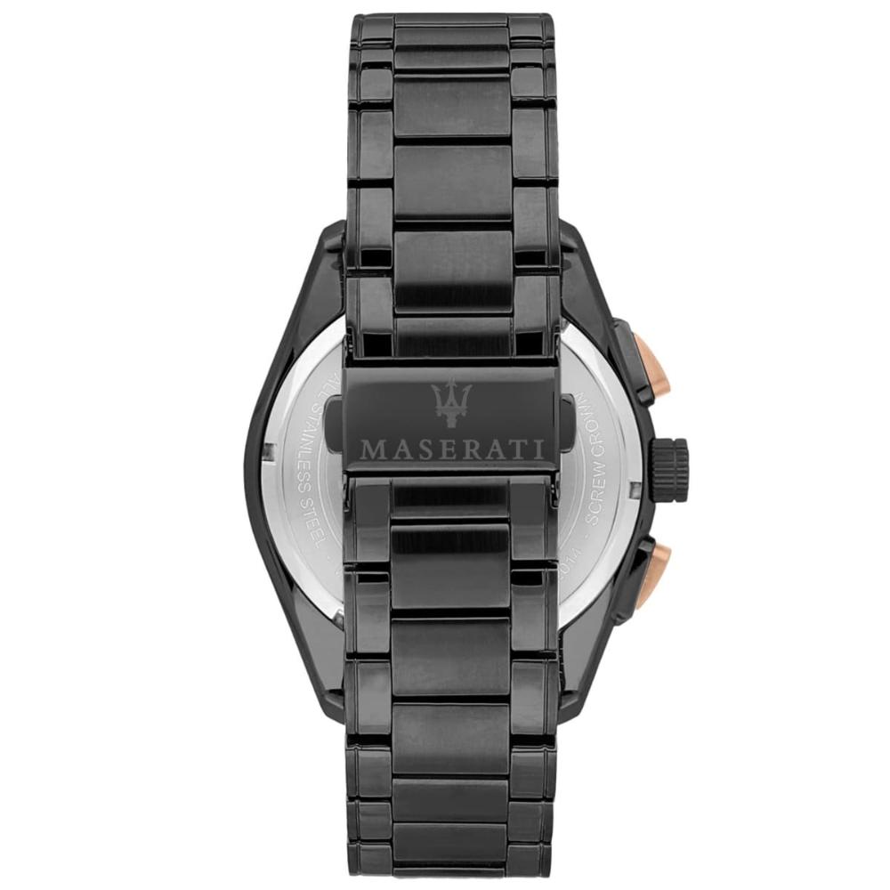 Maserati R8873612016 Traguardo Chronograph Black Dial Men's Watch