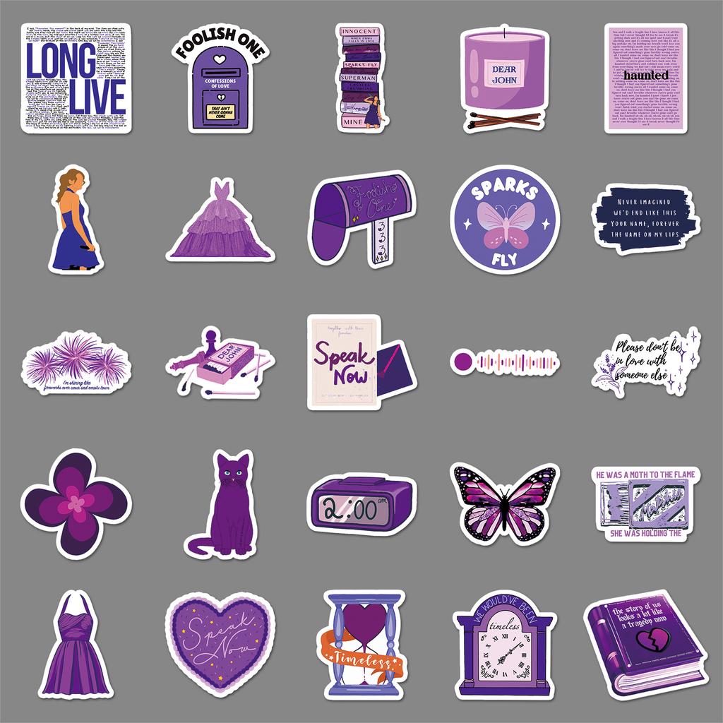 50 Taylor Albums Speak Now Personalized Creative DIY Suitcase Mobile Phone Case Computer Stickers