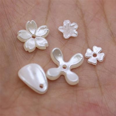 Exquisite Accessoires Blume Beige Hochwertige DIY 100 Stück/Packung Lose Perlen für Schmuckherstellung
