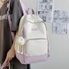 Schoolbag Backpack New Fashion Large Capacity Travel Backpack Female Japanese Junior High School Students High School Students Simple Schoolbag