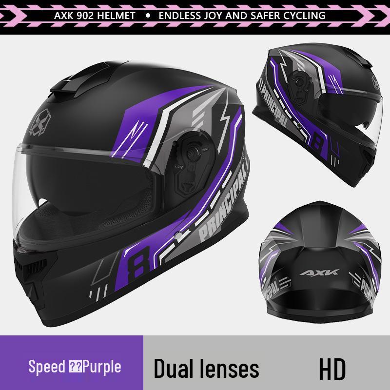 Men's and Women's Winter Full-Face Anti-Fog Motorcycle Helmet