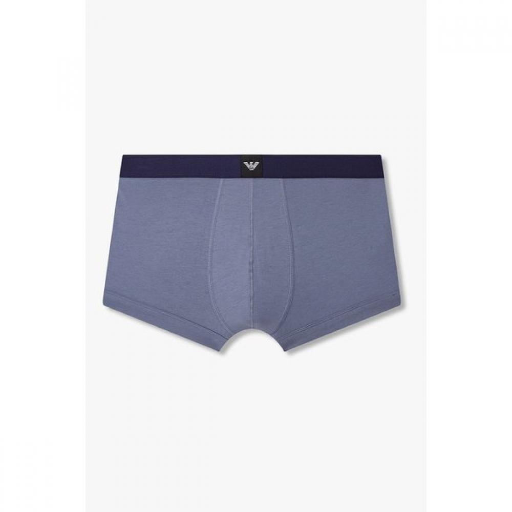 Emporio Armani Мужские хлопковые брюки с завязками и нашивкой-орлом 0815312338 XL(110)