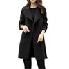 Giacca da donna autunno inverno casual outwear cardigan sottile cappotto soprabito