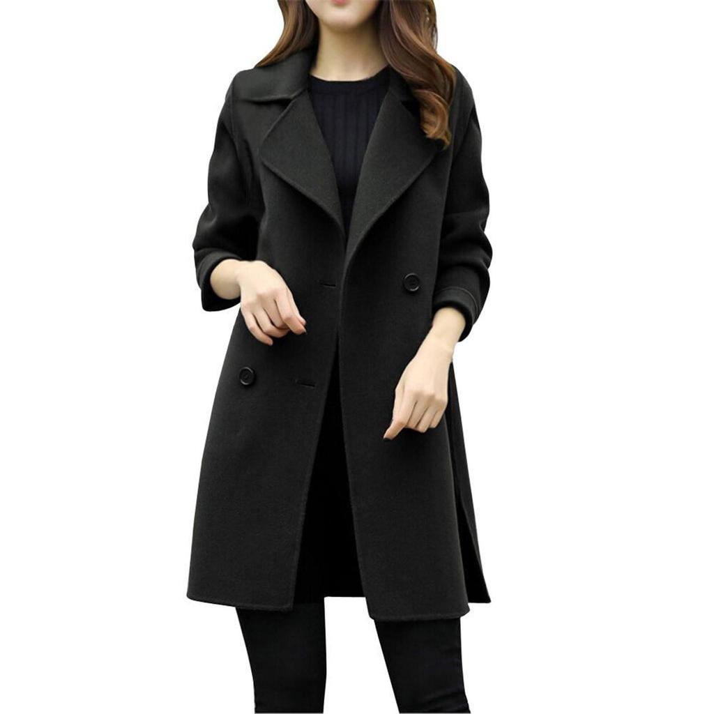 Giacca da donna autunno inverno casual outwear cardigan sottile cappotto soprabito