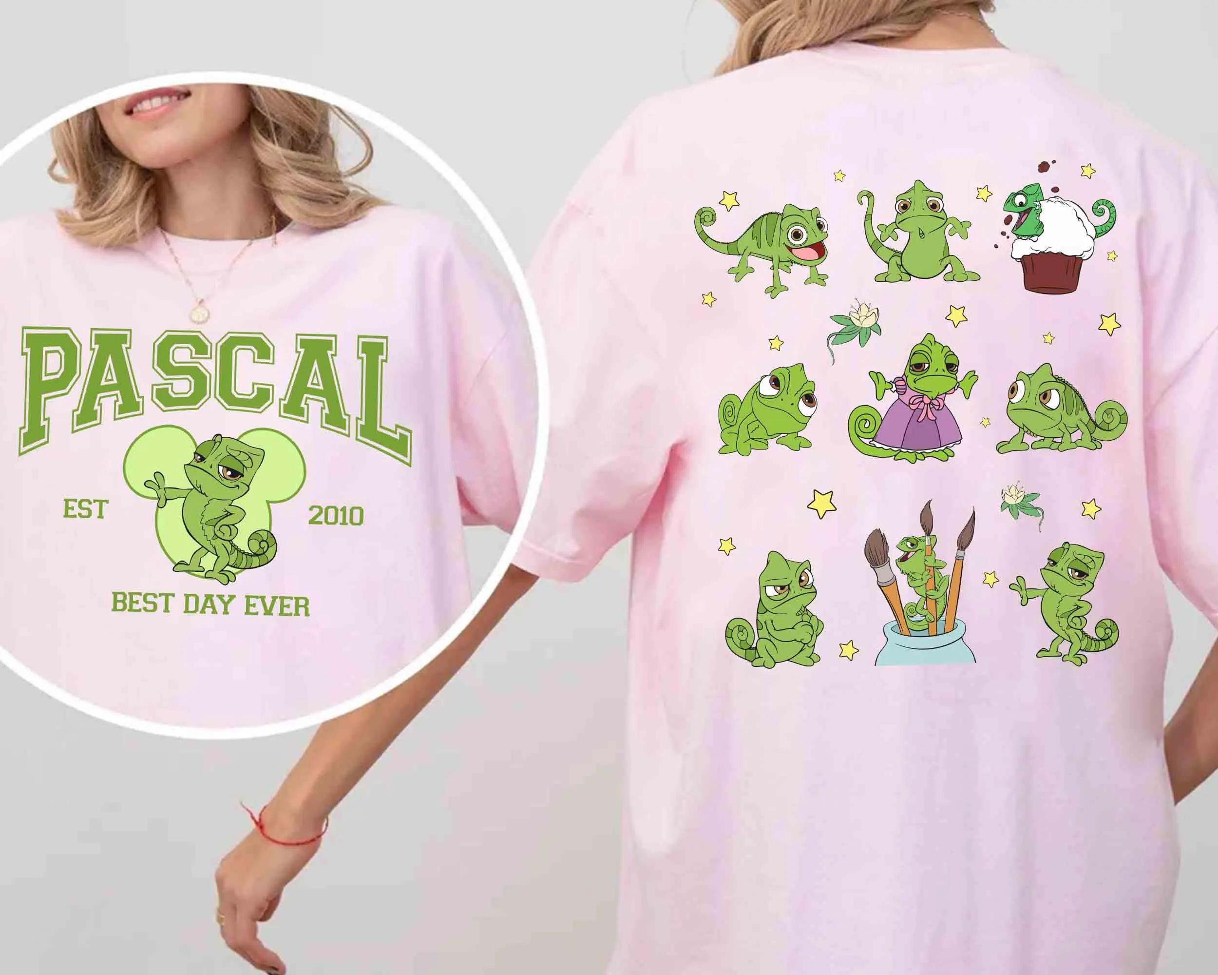 TwoSided   Tangled Emotions Of Pascal Tshirt   Princess Rapunzel Tee S