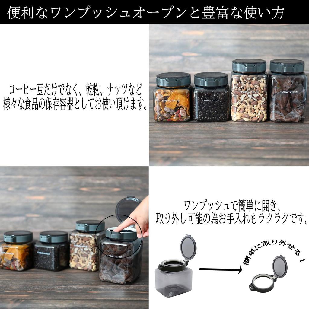 Wilmax Enbalance Storage Made in Japan BPA-Free Push-Up Container, 1.6L, S12311,