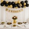 Gold Black Balloon Garland For New Year'S Eve - 119 Piece Set - Birthday
