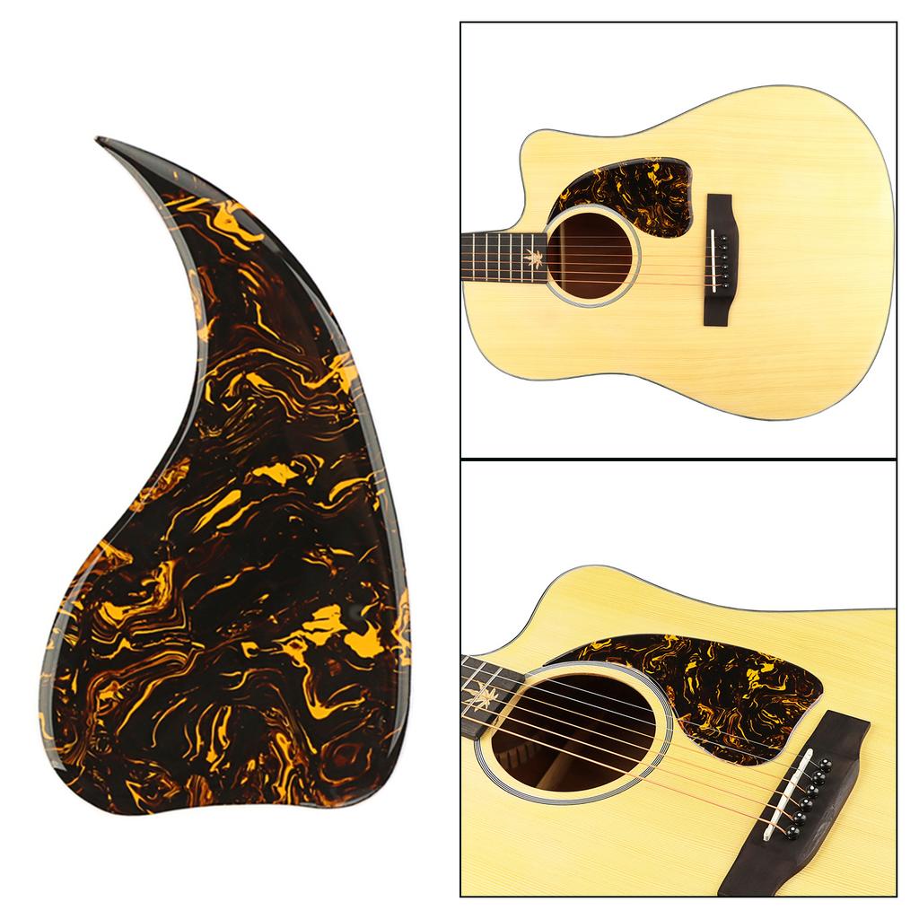Self Adhesive Scratch Plate Acoustic Guitar AntiScratch Guard Plate PVC Guitar Pickguard Musical Instrument Accessories