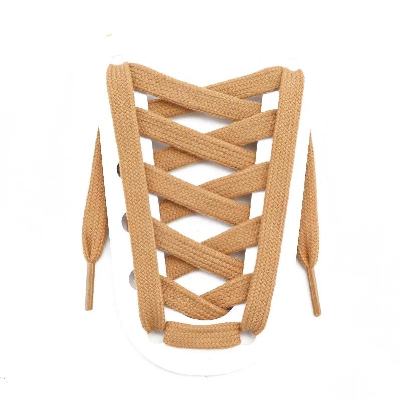 Classic Shoelaces for Sneakers Colored Flat 8mm Shoe Laces Skates Sport Shoes Boots Shoelace Accessories for AF1 Woman Man New