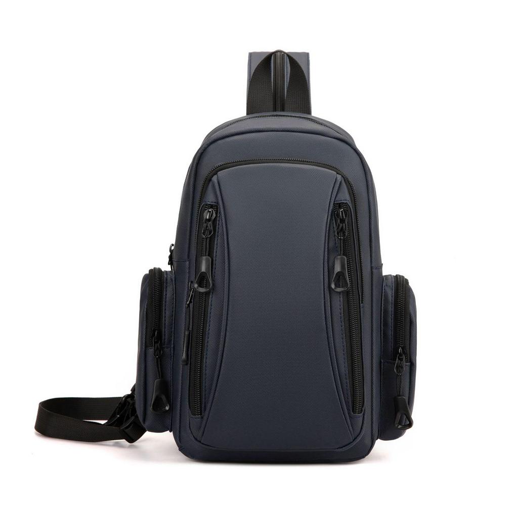 New Men's High-End Urban Minimalist Shoulder and Chest Bag