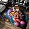 1pc Anime Cartoon Design Firefly Theme Chair Mat - Non-Slip Carpet for Office Use, Festive Gift, Suitable for Home Decor, Living Room, Bedroom, Game R