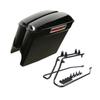 Motorcycle 5" Stretched Saddlebag Conversion Brackets For Harley Softail Fatboy 1984-2017