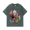 275 GSM Washed T-shirts 100% Cotton Gachiakuta V12 Rudo Print Unisex Heavy Cotton T Shirt