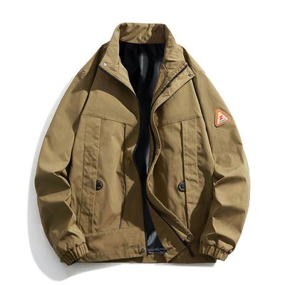 Jachetă nouă de primăvară și toamnă pentru bărbați, stil coreean, la modă, casual, largă, fashion, arătoasă, impermeabilă, retro american
