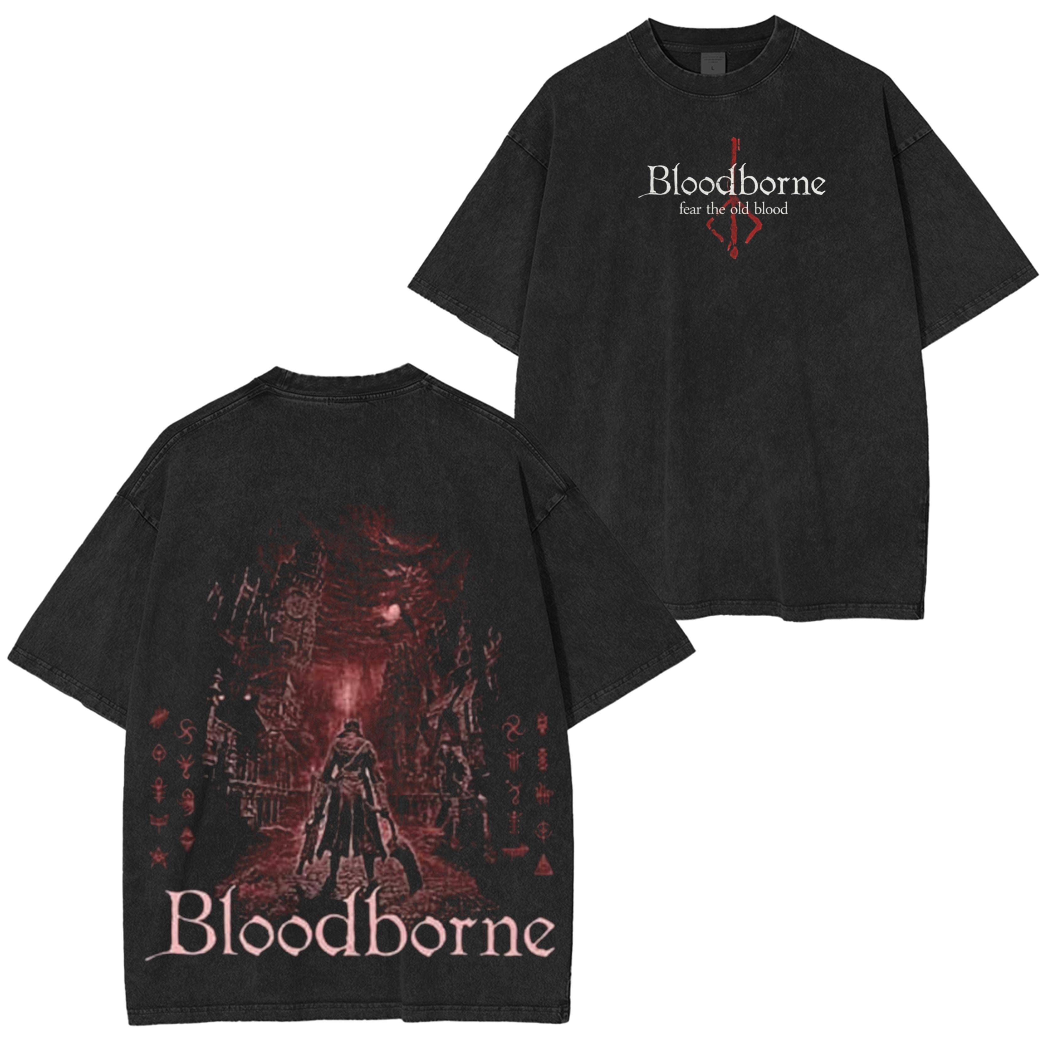 Игровые фанаты Футболка с коротким рукавом Леди Мария Bloodborne Стирка Унисекс Футболка Унисекс Женская Уличная одежда Харадзюку Женская Мужская Одежда S