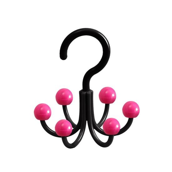 

Hook with Six-claw Design Space Saving Hangers No-Punch Durable Load-bearing Hook for Kitchen Bathroom Bedroom
