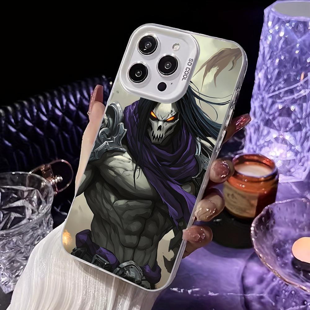 Game Darksiders Mobile Phone Case for iPhone 17 16 15 14 13 12 11 X XR XS 8 7 Air Pro Max Plus White Translucent Colorful Cover