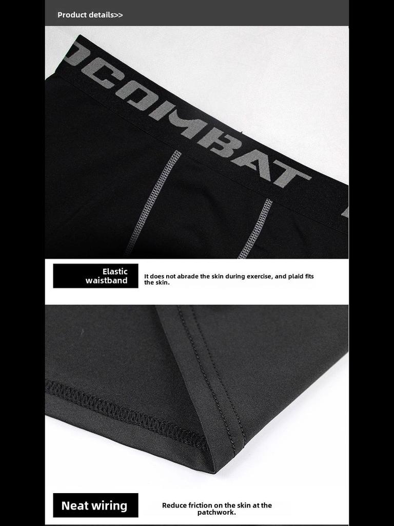 Men’s Quick-Dry Compression Running Shorts - Breathable, Elastic Sports Leggings for Basketball & Fitness.