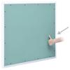 Panneau d'accès - vidaXL - 600x600 mm - Aluminium - Plaque de plâtre - Vert et argenté