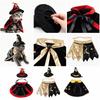 Pet Halloween Cape and Hat Set for Cats and Dogs - Costume Accessories for Holiday Parties