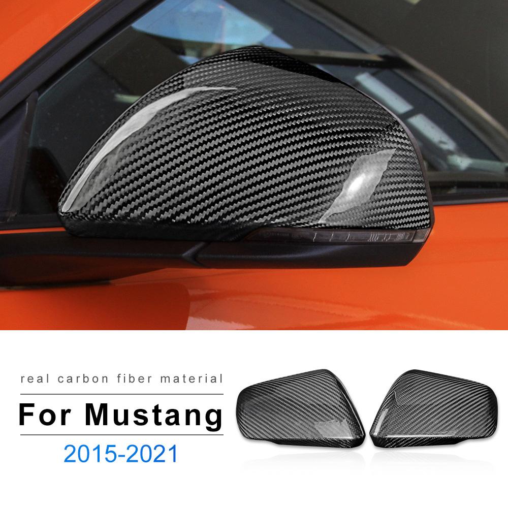 

Real Carbon Fiber for Ford Mustang 2015 2016 2017 2018 2019 2020 2025 2025 Accessories Car Side Rearview Mirror Cover Sticker