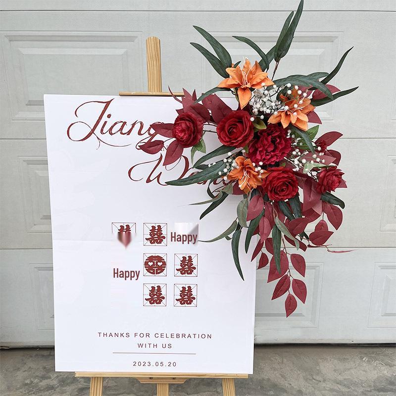 Complete Wedding & Banquet Artificial Flower Set: Ground Rows & Table Decor