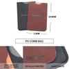Styling Tool Wooden Card Package Beard Comb Hair Mustaches Brush Fine Coarse Teeth Double Side
