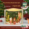 H411 Wooden Christmas Book Lamp DIY Kit