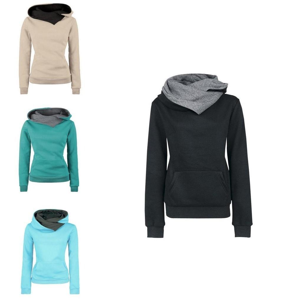 Stylish Women's Hooded Pullover Coat Tops Perfect For Autumn And Winter Seasons