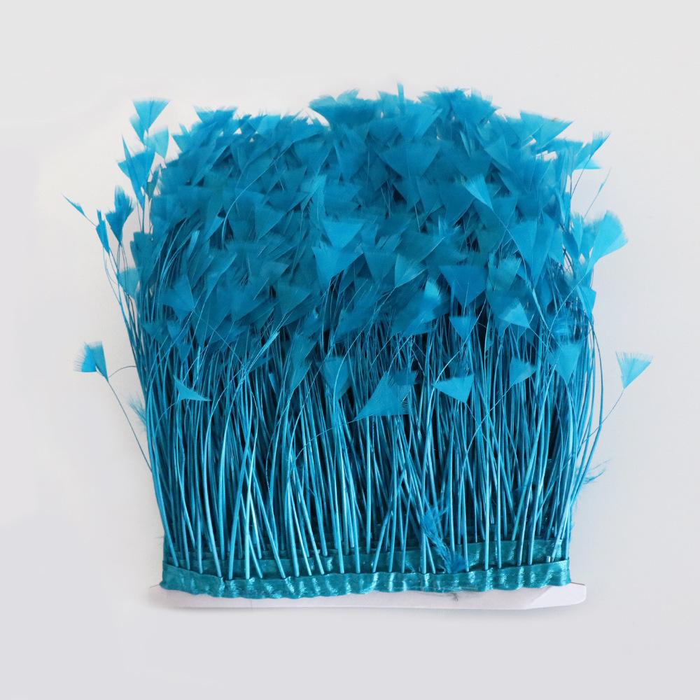 Turkey Feather Butterfly Flower Cloth Edge 10-15Cm Dress Decorative Material Latin Dance Skirt Cloth Belt Clothing Accessories