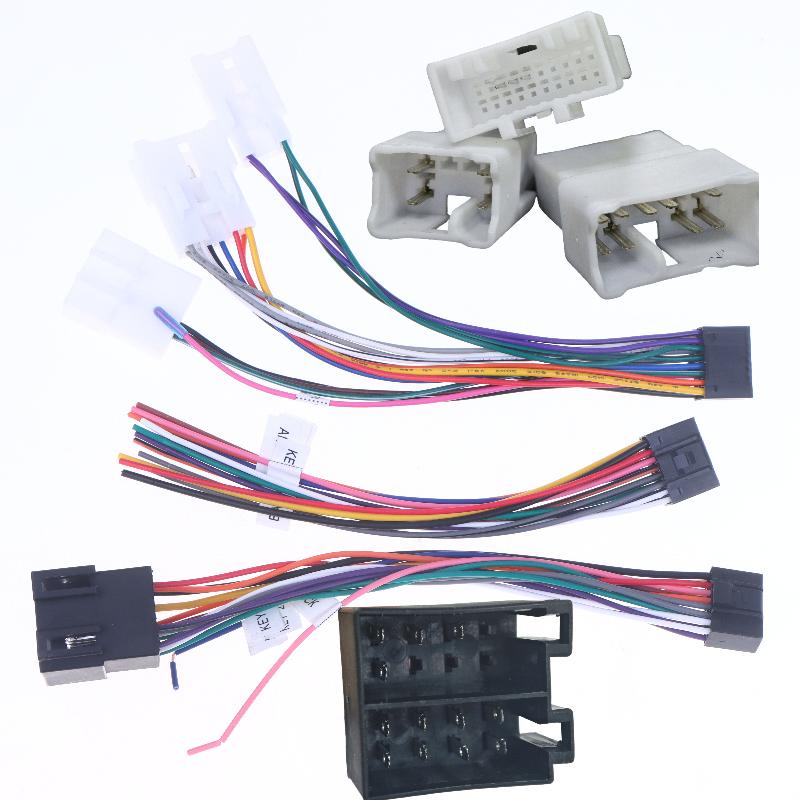 1/3Pcs Car Wire Cable Adapter 16 Pin Plug Cable Iso Standard Connector Adapter Car Stereo Radio For Alpine Wire Harness Adaptor