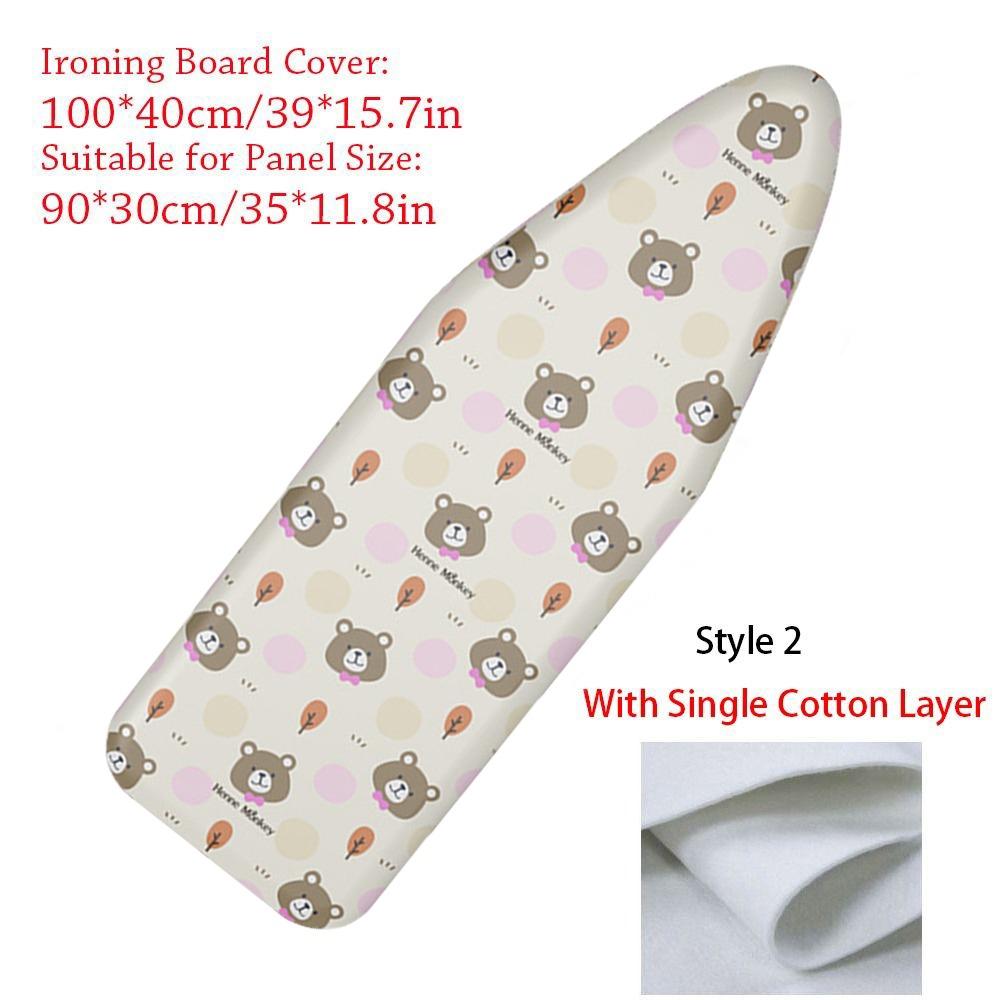 Zesílená látka na žehlicí prkno Univerzální potištěná polstrovaná nová podložka na žehlicí prkno