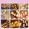 Christmas Festive Led String Lights Decorations With Santa Claus Snowman Home