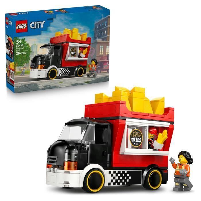LEGO City 60488 Le Food-Truck de Frites - Jouet de Construction des 5 ans - Idée Cadeau