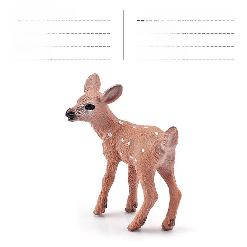 Pvc Forest Monkey Rabbit Fox Deer Figures Collection Realistic Static Models For Classroom And Display