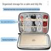 Portable Earphone, Cable, USB Drive, Power Bank, Tablet, and Phone Storage Bag