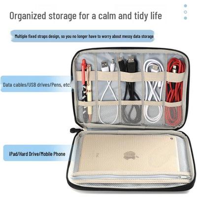 Borsa per Cuffie Portatili, Cavi, Chiavetta USB, Power Bank, Tablet e Telefono