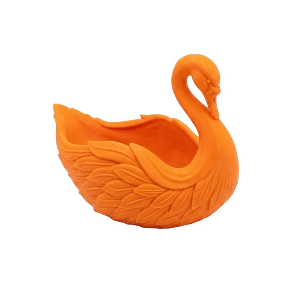 Portachiavi a forma di cigno fatto a mano romantico Elegante idea regalo Vassoio portaoggetti a forma di cigno Portachiavi portafoglio multifunzionale Vacanze