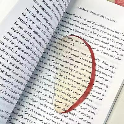 Creative Apple Slice Bookmark With Simulation Playful Design Sense For Ins Fixed Book Photography Animation Cute Note Bookmark