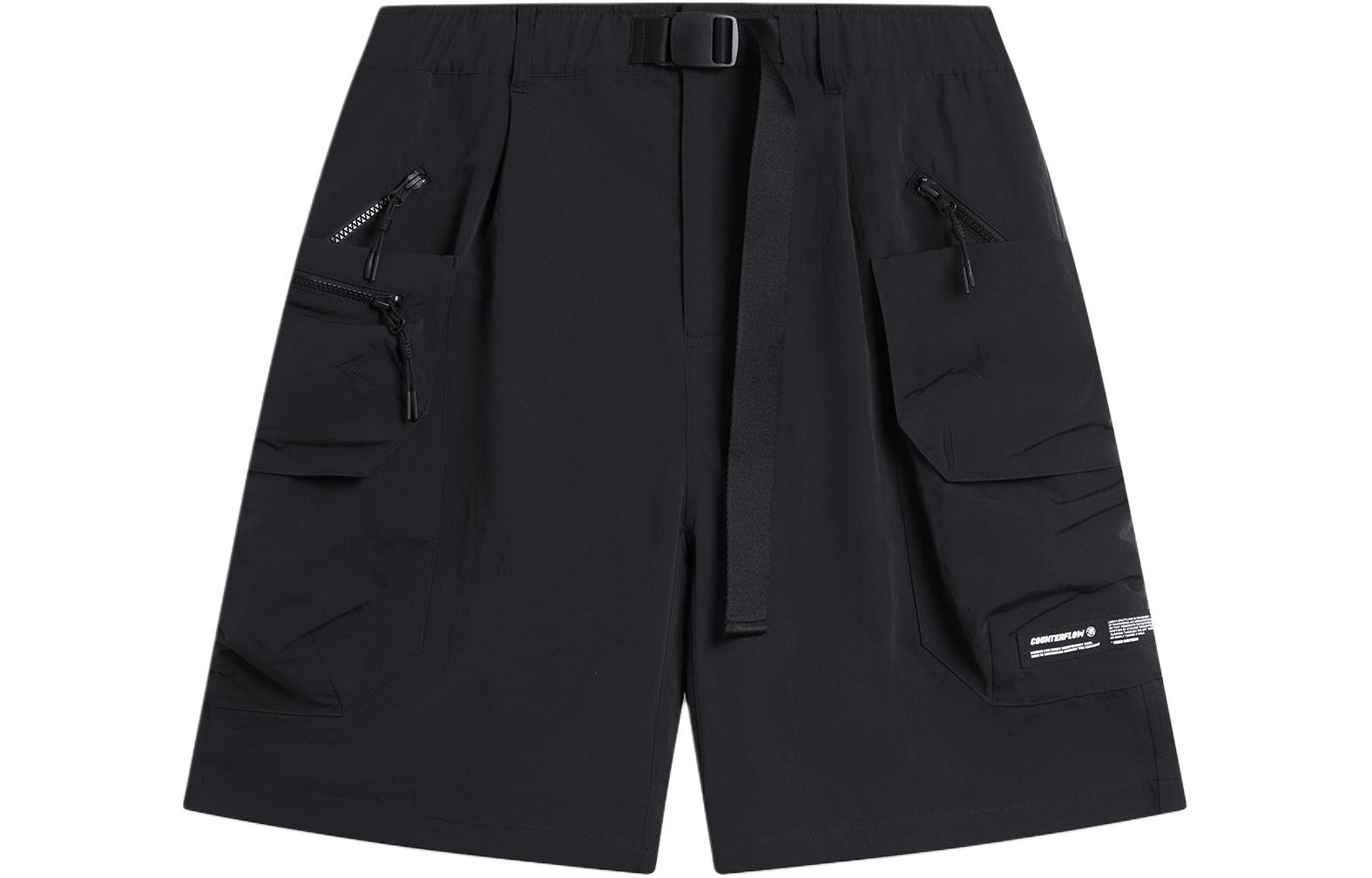 Li Ning CF Tracing Sports Shorts Women s Black AKSU639-2 L