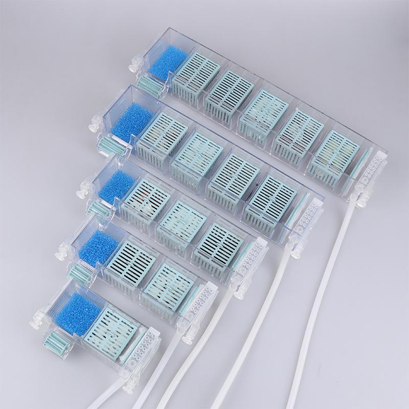 Aquarium Wall-Mounted Waterfall Filter Roller, ,Circulating Oxygen Genation,Multi-Layer Fish Tank Top Filter